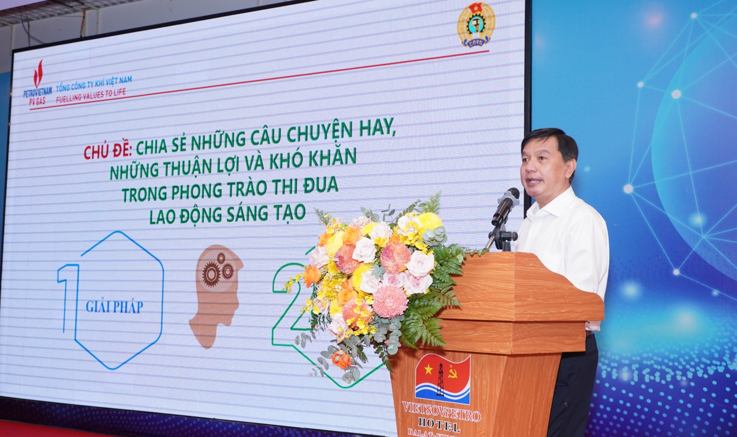 Công đoàn Petrovietnam: Khơi nguồn trí tuệ, thúc đẩy đổi mới sáng tạo Công đoàn Petrovietnam: Khơi nguồn trí tuệ, thúc đẩy đổi mới sáng tạo