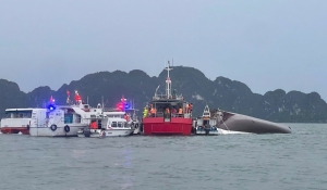 Dự kiến chi trả 14,27 tỷ đồng tiền bảo hiểm vụ lật tàu Vịnh Xanh 58
