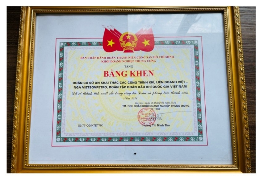 Đoàn Thanh niên XN Khí (Vietsovpetro): Sức trẻ đồng hành cùng dòng khí vươn xa