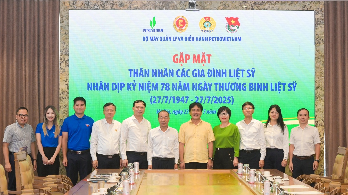 Petrovietnam gặp mặt, tri ân thân nhân gia đình liệt sĩ BMQL&ĐH Tập đoàn