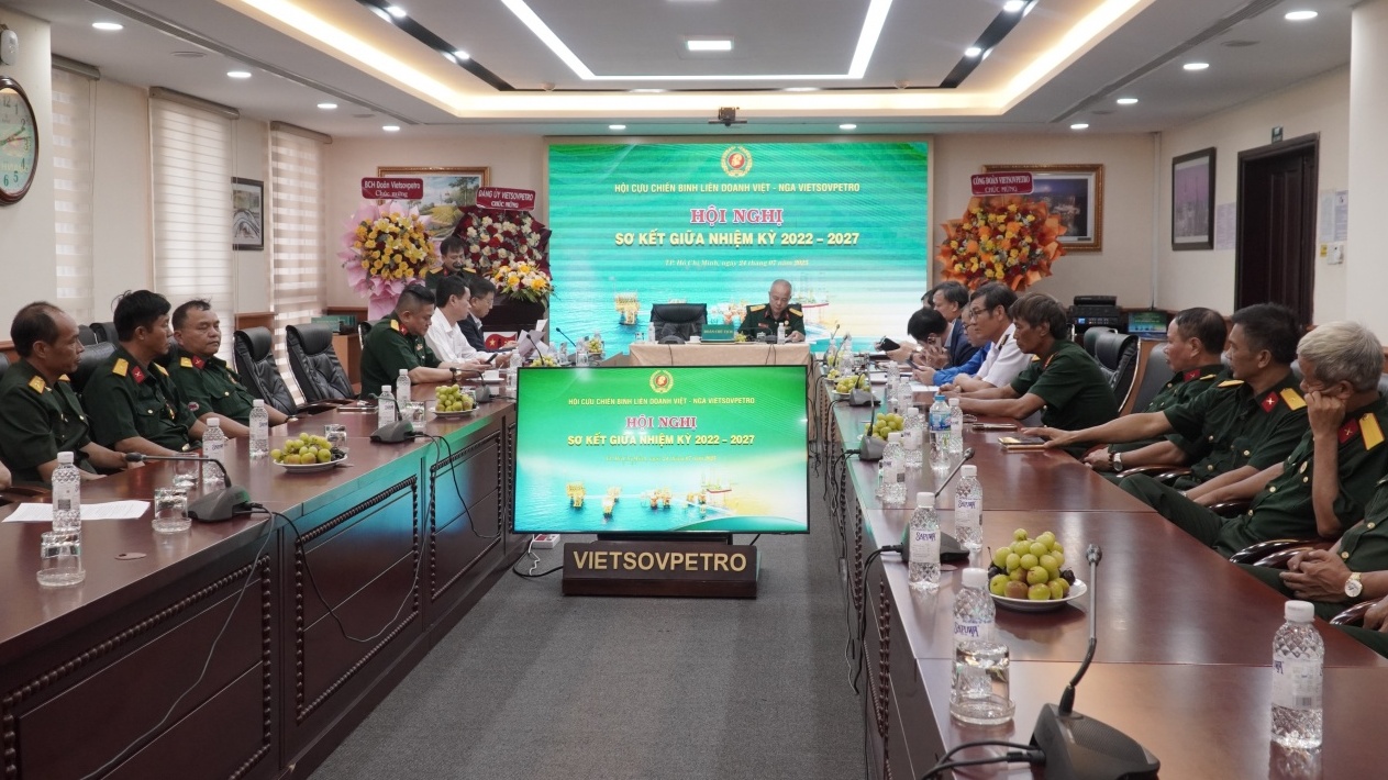 Hội Cựu chiến binh Vietsovpetro tổ chức Hội nghị sơ kết giữa nhiệm kỳ 2022-2027