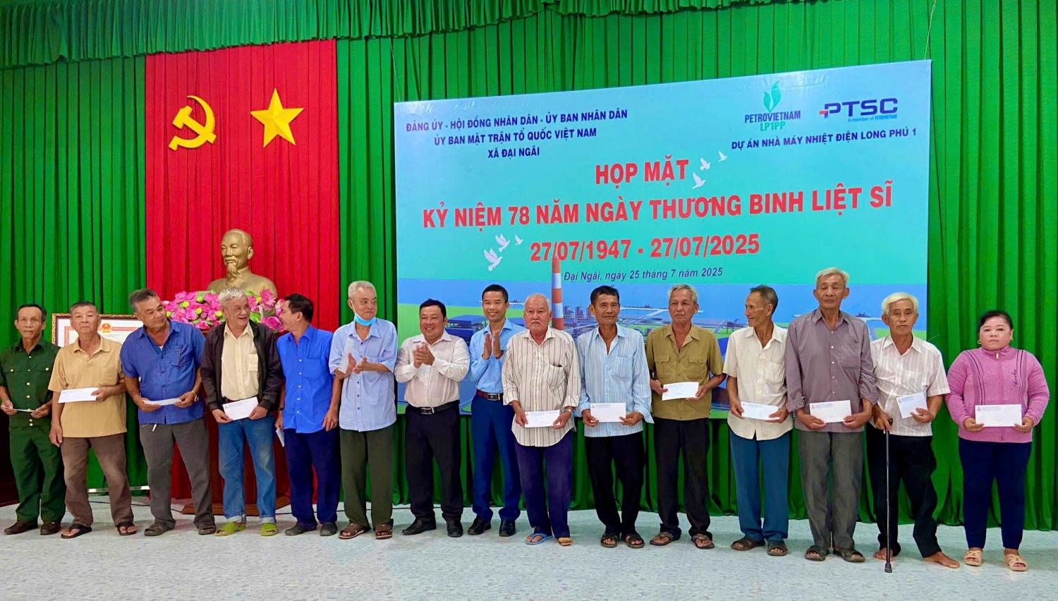 Công đoàn các đơn vị tại Dự án Long Phú 1 tri ân gia đình chính sách ở xã Đại Ngãi, TP. Cần Thơ