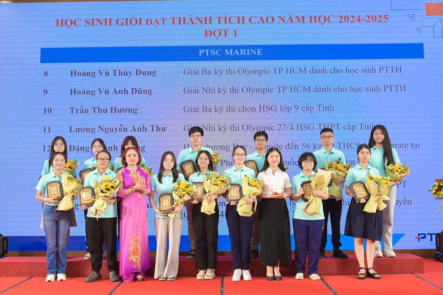 PTSC tuyên dương học sinh giỏi tiêu biểu: Hành trình gieo mầm tri thức, vun đắp tương lai