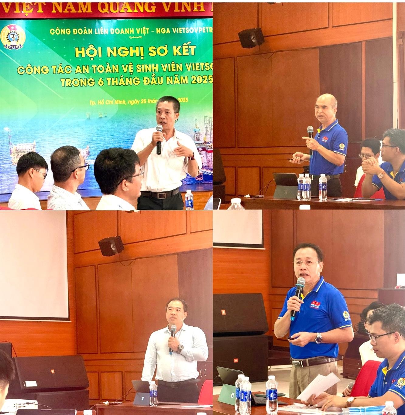 Phát huy mạng lưới ATVSV trong công tác an toàn, vệ sinh lao động tại Vietsovpetro