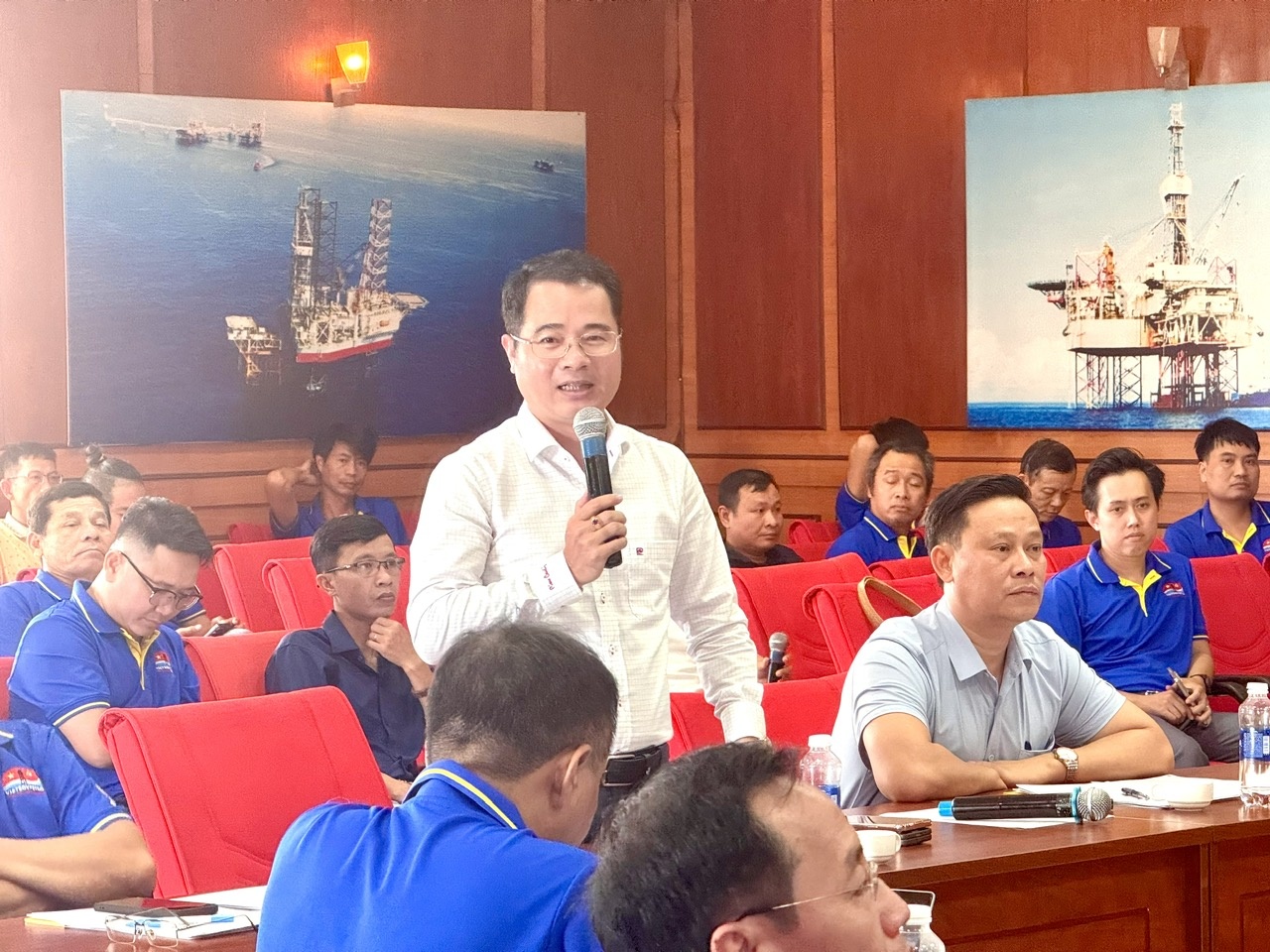 Phát huy mạng lưới ATVSV trong công tác an toàn, vệ sinh lao động tại Vietsovpetro