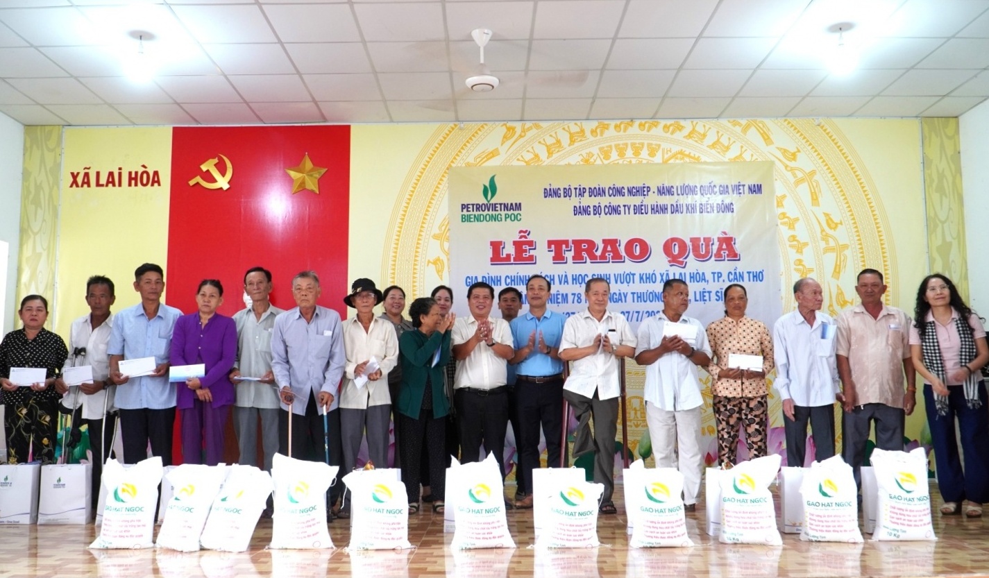 Đảng bộ BIENDONG POC: Lan tỏa nghĩa tình trong tháng Bảy tri ân