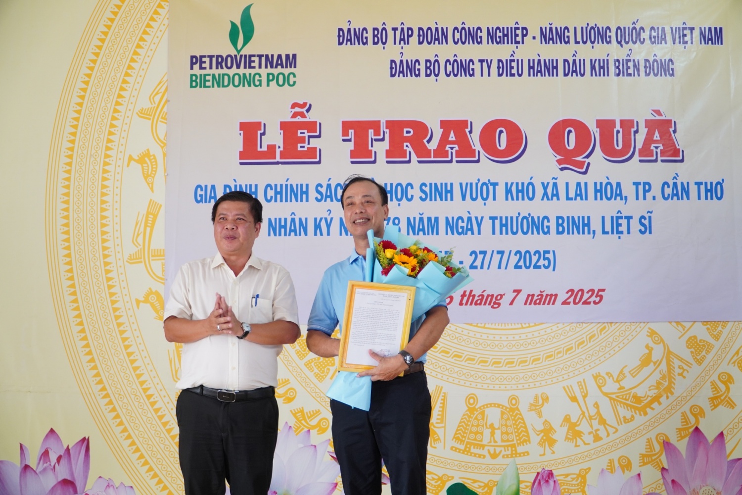 Đảng bộ BIENDONG POC: Lan tỏa nghĩa tình trong tháng Bảy tri ân