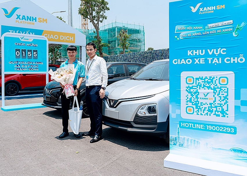 “Ngày hội xanh” đổ bộ Hà Nội: Đổi xe xăng lấy xe điện nhận ưu đãi khủng, tài xế dịch vụ hưởng lợi chưa từng có