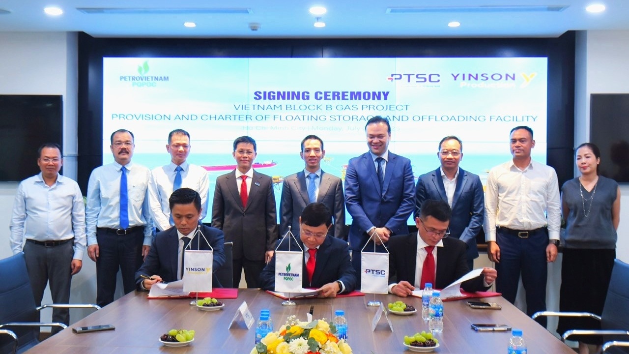 PTSC và Yinson Production ký Hợp đồng cung cấp FSO cho dự án Lô B