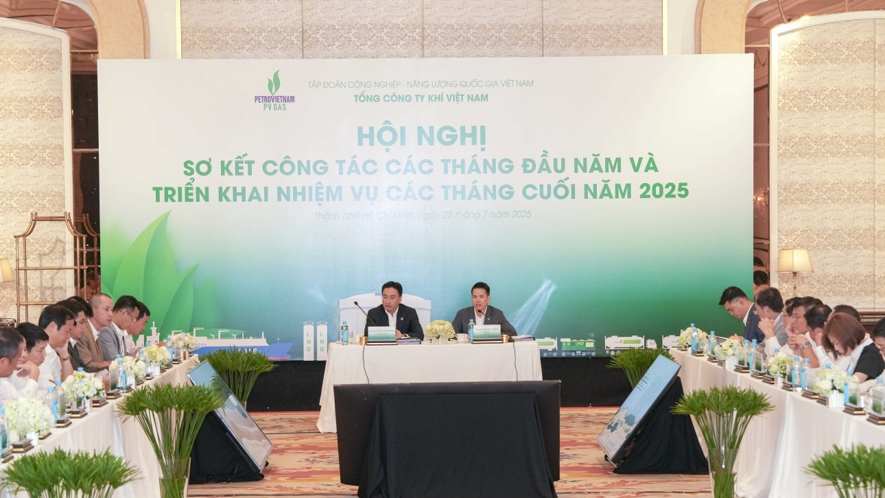PV GAS duy trì nhịp tăng trưởng trong 7 tháng đầu năm, tiếp tục nỗ lực cho mục tiêu cả năm 2025