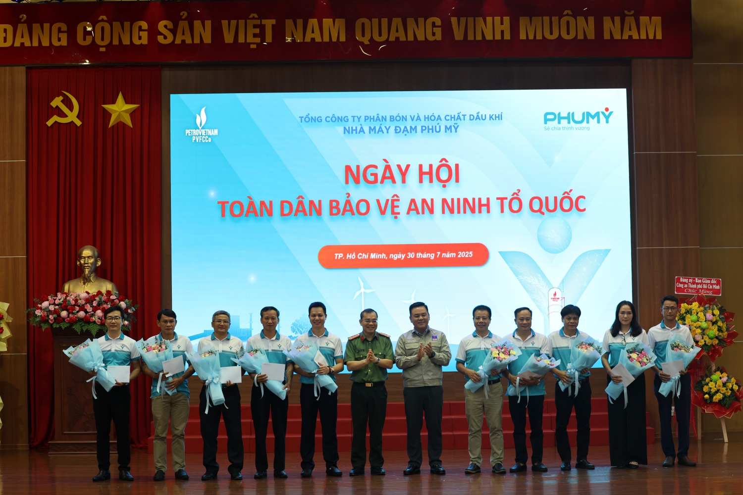 Ngày hội Toàn dân Bảo vệ ANTQ tại Nhà máy đạm Phú Mỹ Ngày hội Toàn dân bảo vệ an ninh Tổ quốc tại Nhà máy Đạm Phú Mỹ