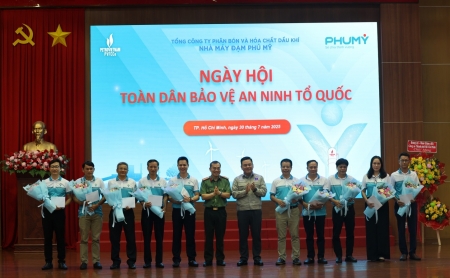 Ngày hội Toàn dân bảo vệ an ninh Tổ quốc tại Nhà máy Đạm Phú Mỹ