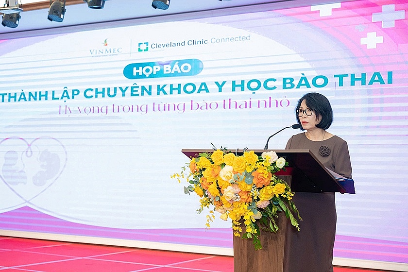 Vinmec ra mắt chuyên khoa y học bào thai – bước ngoặt điều trị trước sinh tại Việt Nam Vinmec ra mắt Chuyên khoa Y học Bào thai: Bước ngoặt điều trị trước sinh tại Việt Nam