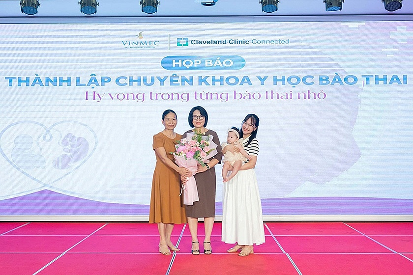 Vinmec ra mắt chuyên khoa y học bào thai – bước ngoặt điều trị trước sinh tại Việt Nam Vinmec ra mắt Chuyên khoa Y học Bào thai: Bước ngoặt điều trị trước sinh tại Việt Nam