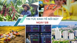 Tin tức kinh tế ngày 5/8: Việt Nam vượt Thái Lan, trở thành nước xuất khẩu gạo lớn thứ hai thế giới