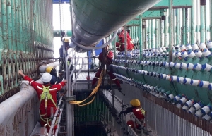 Lò hơi Long Phú 1 vào guồng lắp đặt, dự án bám sát tiến độ tổng thể