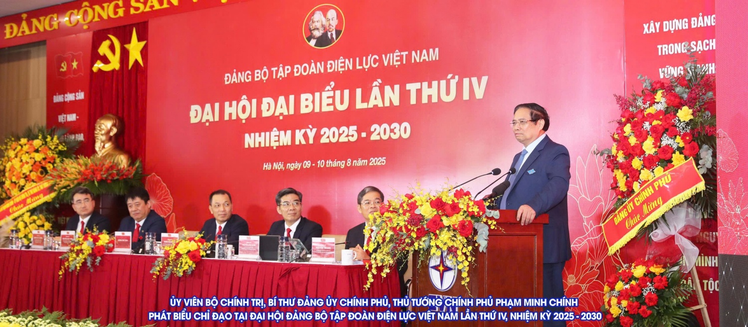 Đại hội đại biểu Đảng bộ Tập đoàn Điện lực Việt Nam lần thứ IV: Đoàn kết - Dân chủ - Kỷ cương - Đột phá - Phát triển