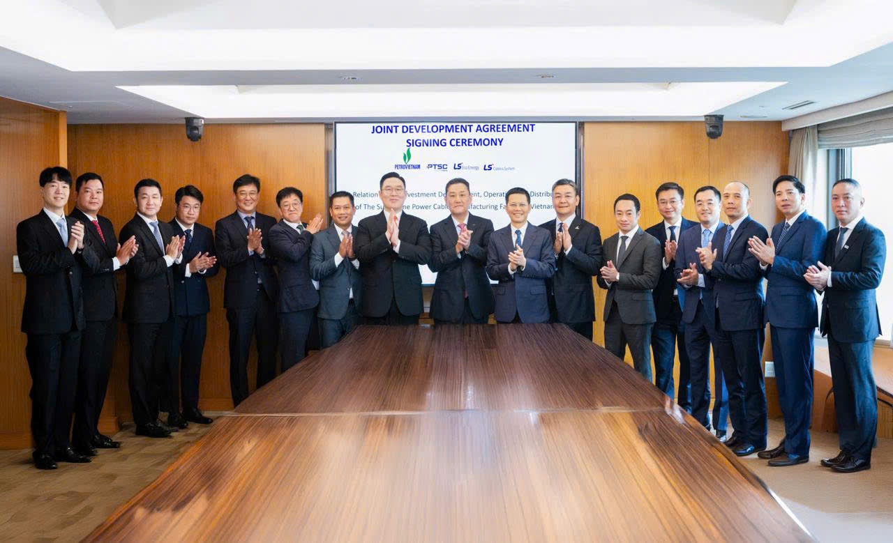 PTSC và LSEE ký kết thỏa thuận hợp tác chung phát triển nhà máy sản xuất cáp ngầm cao thế phục vụ các dự án năng lượng tái tạo