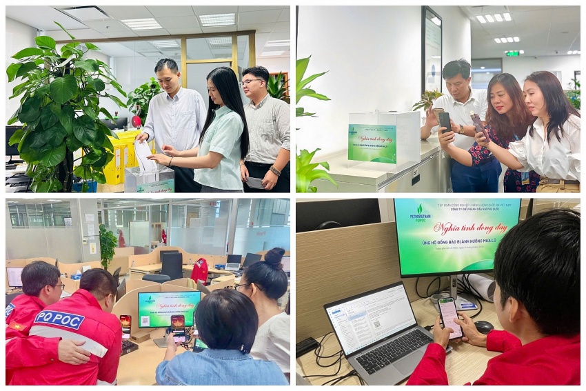 PQPOC chung tay hướng về đồng bào các tỉnh phía Bắc chịu ảnh hưởng bởi mưa lũ