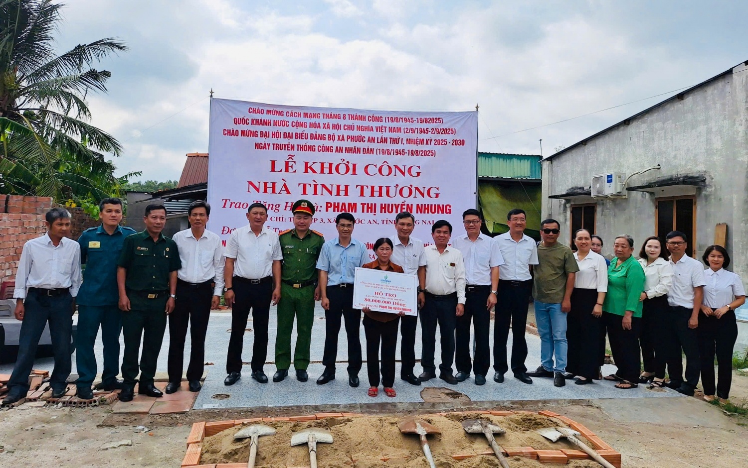 PV Power NT khởi công xây dựng nhà tình thương cho hộ gia đình có hoàn cảnh đặc biệt khó khăn tại xã Phước An (Đồng Nai)