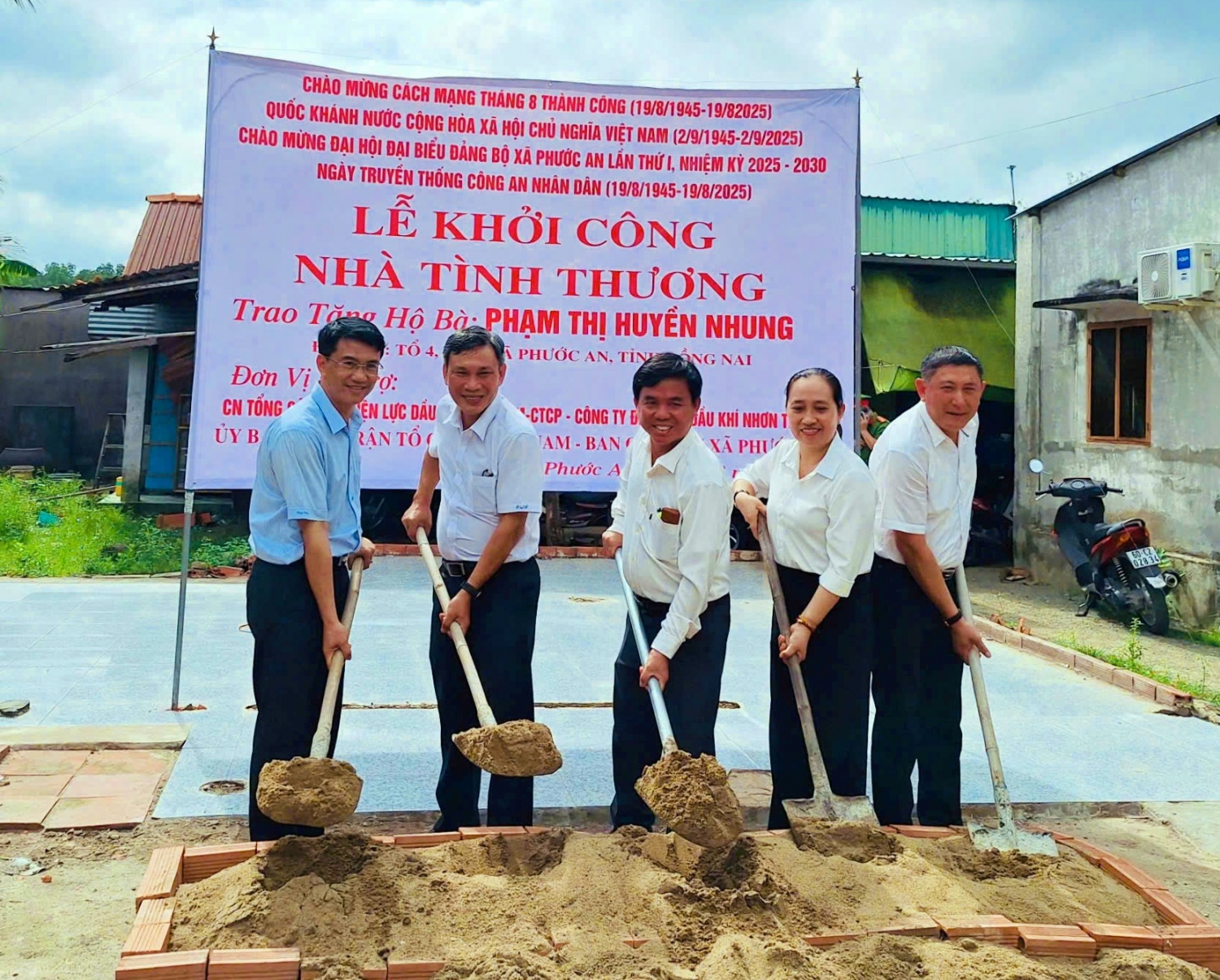 PV Power NT khởi công xây dựng nhà tình thương cho hộ gia đình có hoàn cảnh đặc biệt khó khăn tại xã Phước An (Đồng Nai)