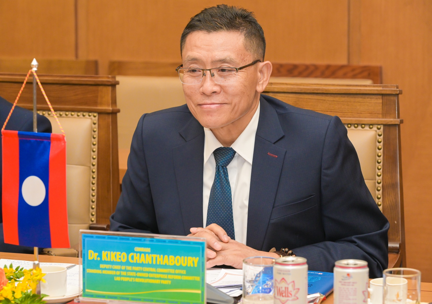 Petrovietnam đón Đoàn công tác Ban cải cách Doanh nghiệp Trung ương Lào đến thăm và làm việc