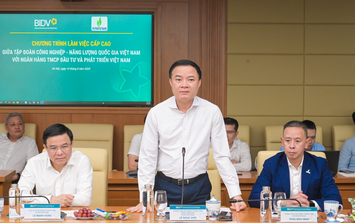 Petrovietnam thúc đẩy hợp tác với Ngân hàng BIDV Petrovietnam thúc đẩy hợp tác với Ngân hàng BIDV