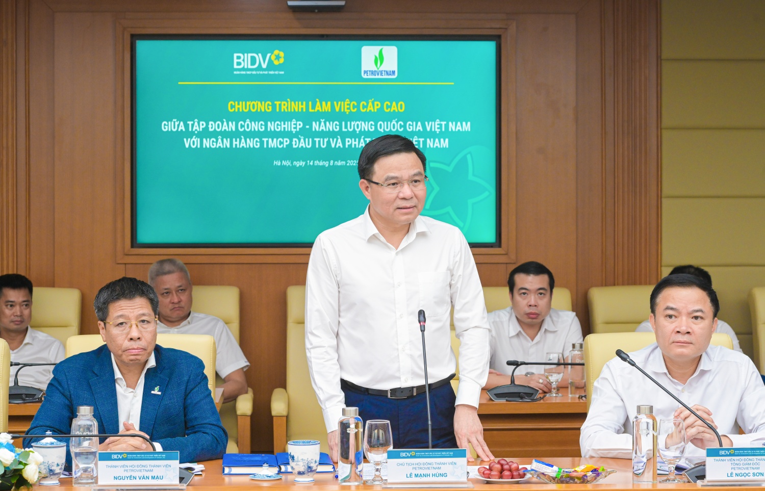 Petrovietnam thúc đẩy hợp tác với Ngân hàng BIDV Petrovietnam thúc đẩy hợp tác với Ngân hàng BIDV