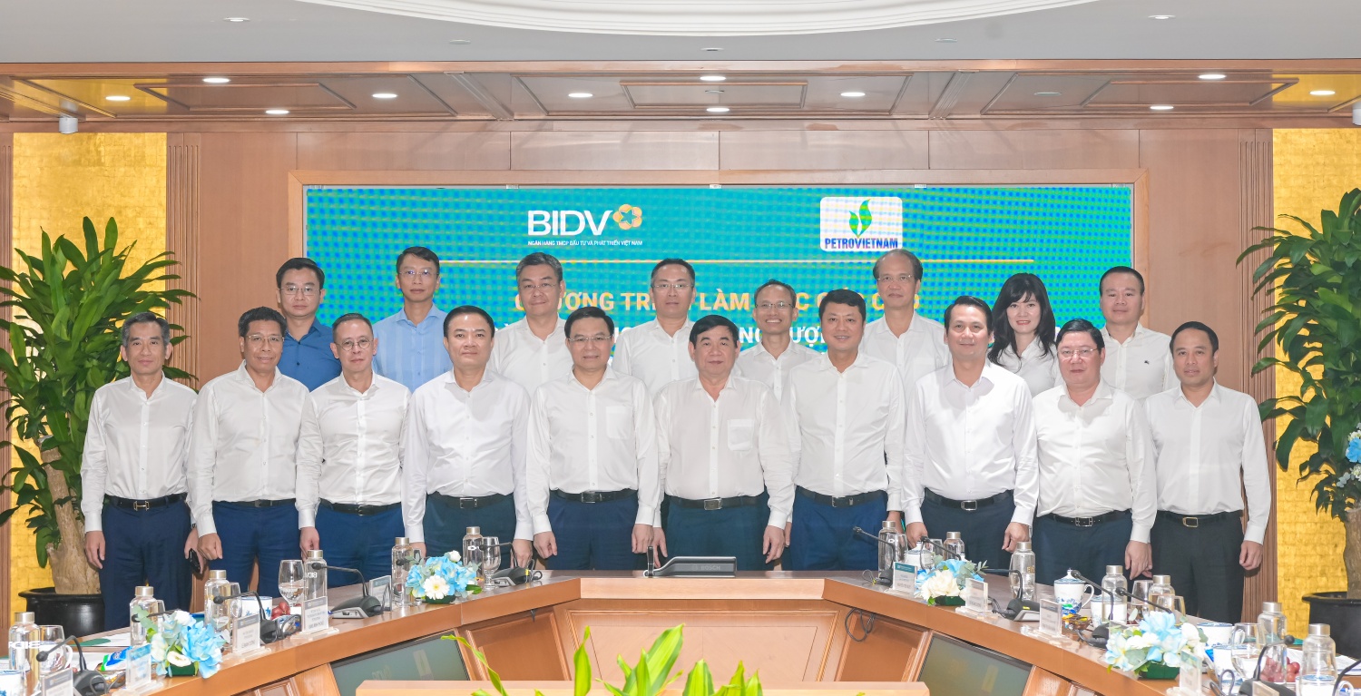 Petrovietnam thúc đẩy hợp tác với Ngân hàng BIDV Petrovietnam thúc đẩy hợp tác với Ngân hàng BIDV