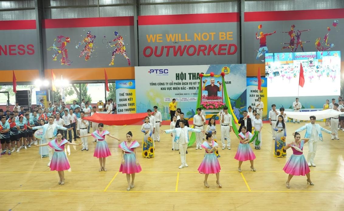 Khai mạc Hội thao Tổng công ty PTSC khu vực miền Bắc - miền Trung năm 2025