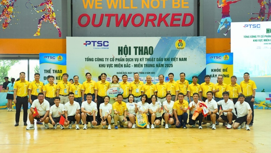 Khai mạc Hội thao Tổng Công ty PTSC khu vực miền Bắc – miền Trung năm 2025 Khai mạc Hội thao Tổng công ty PTSC khu vực miền Bắc - miền Trung năm 2025