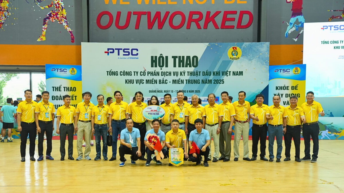 Khai mạc Hội thao Tổng Công ty PTSC khu vực miền Bắc – miền Trung năm 2025 Khai mạc Hội thao Tổng công ty PTSC khu vực miền Bắc - miền Trung năm 2025