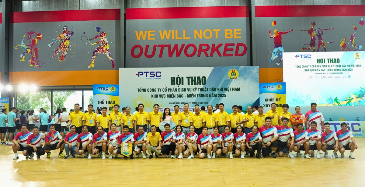 Khai mạc Hội thao Tổng Công ty PTSC khu vực miền Bắc – miền Trung năm 2025 Khai mạc Hội thao Tổng công ty PTSC khu vực miền Bắc - miền Trung năm 2025