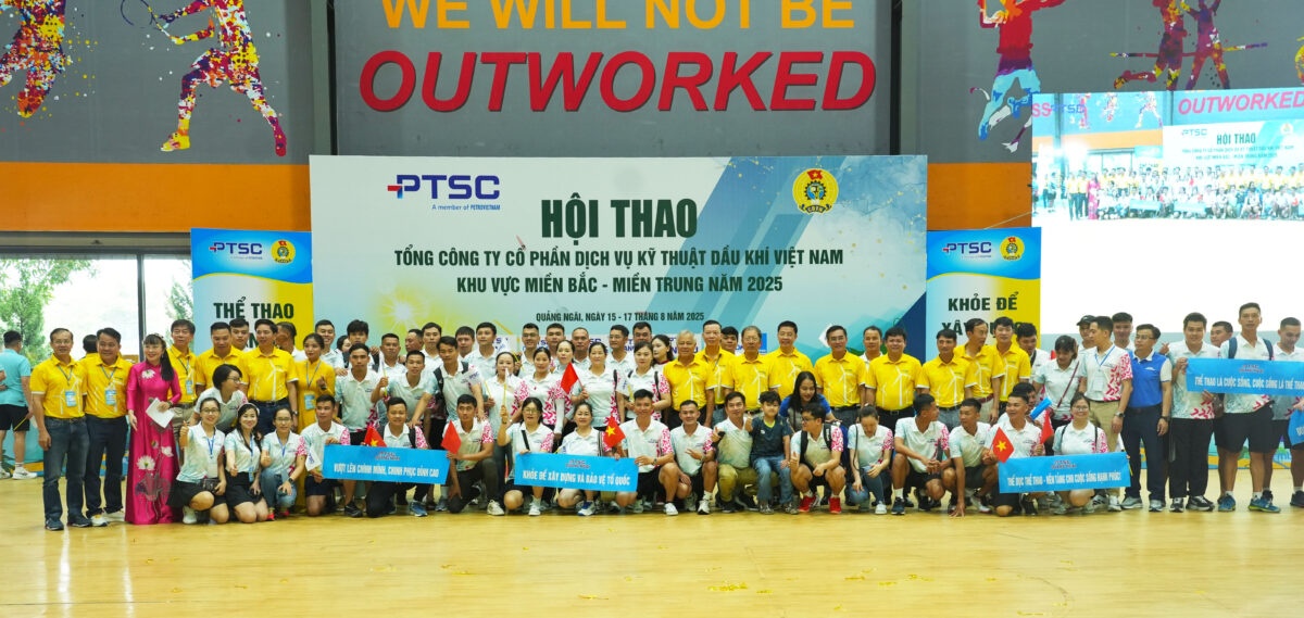 Khai mạc Hội thao Tổng Công ty PTSC khu vực miền Bắc – miền Trung năm 2025 Khai mạc Hội thao Tổng công ty PTSC khu vực miền Bắc - miền Trung năm 2025