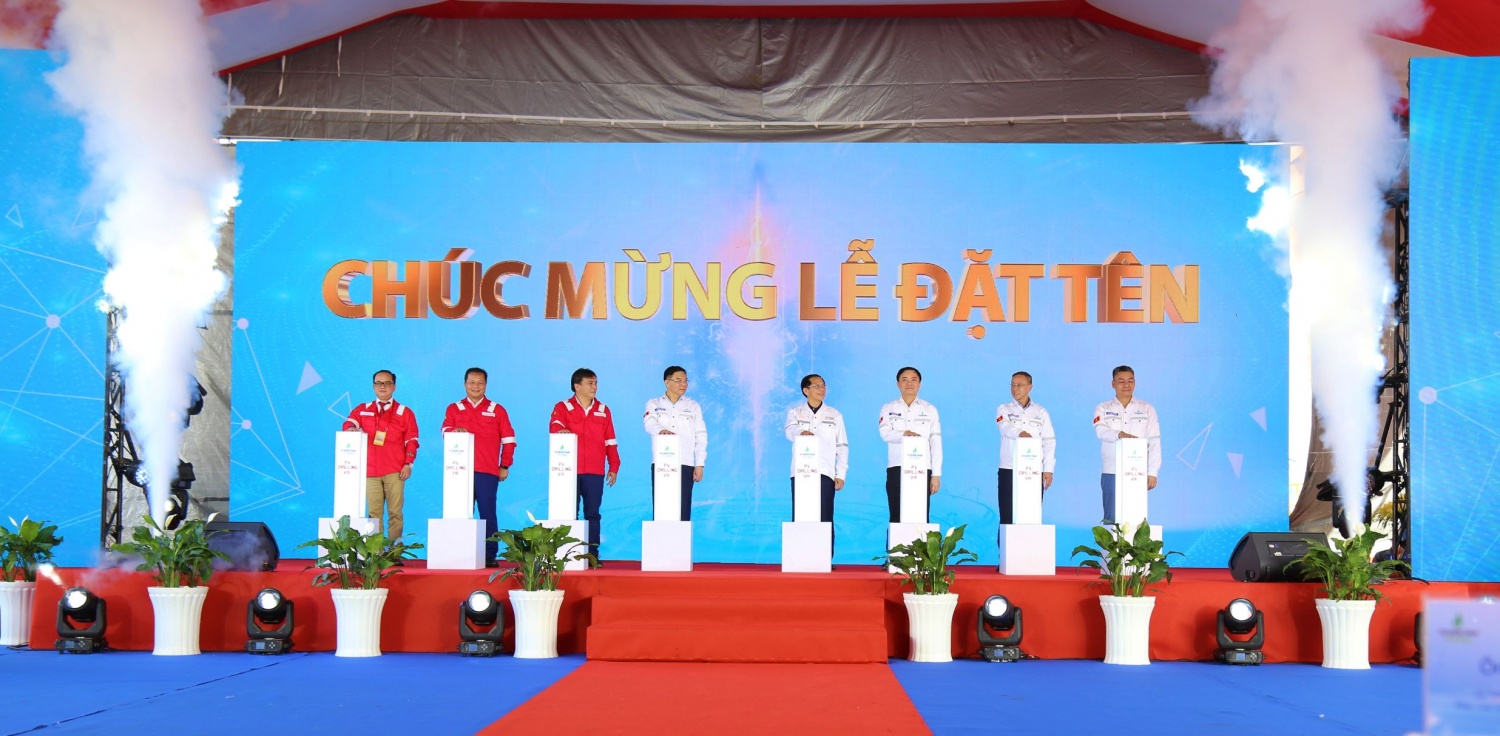 PV Drilling tổ chức Lễ đặt tên giàn khoan tự nâng PV DRILLING VIII PV Drilling tổ chức Lễ đặt tên giàn khoan tự nâng PV DRILLING VIII