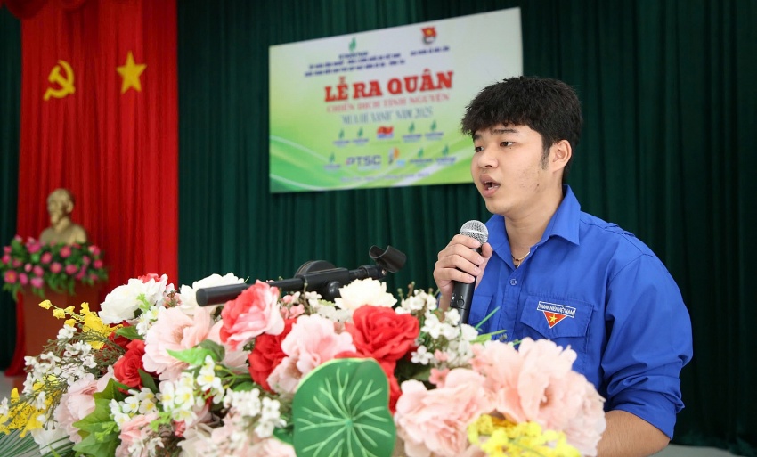 Cụm phối hợp hoạt động Bà Rịa - Vũng Tàu tổ chức Lễ ra quân chiến dịch tình nguyện Mùa hè xanh 2025