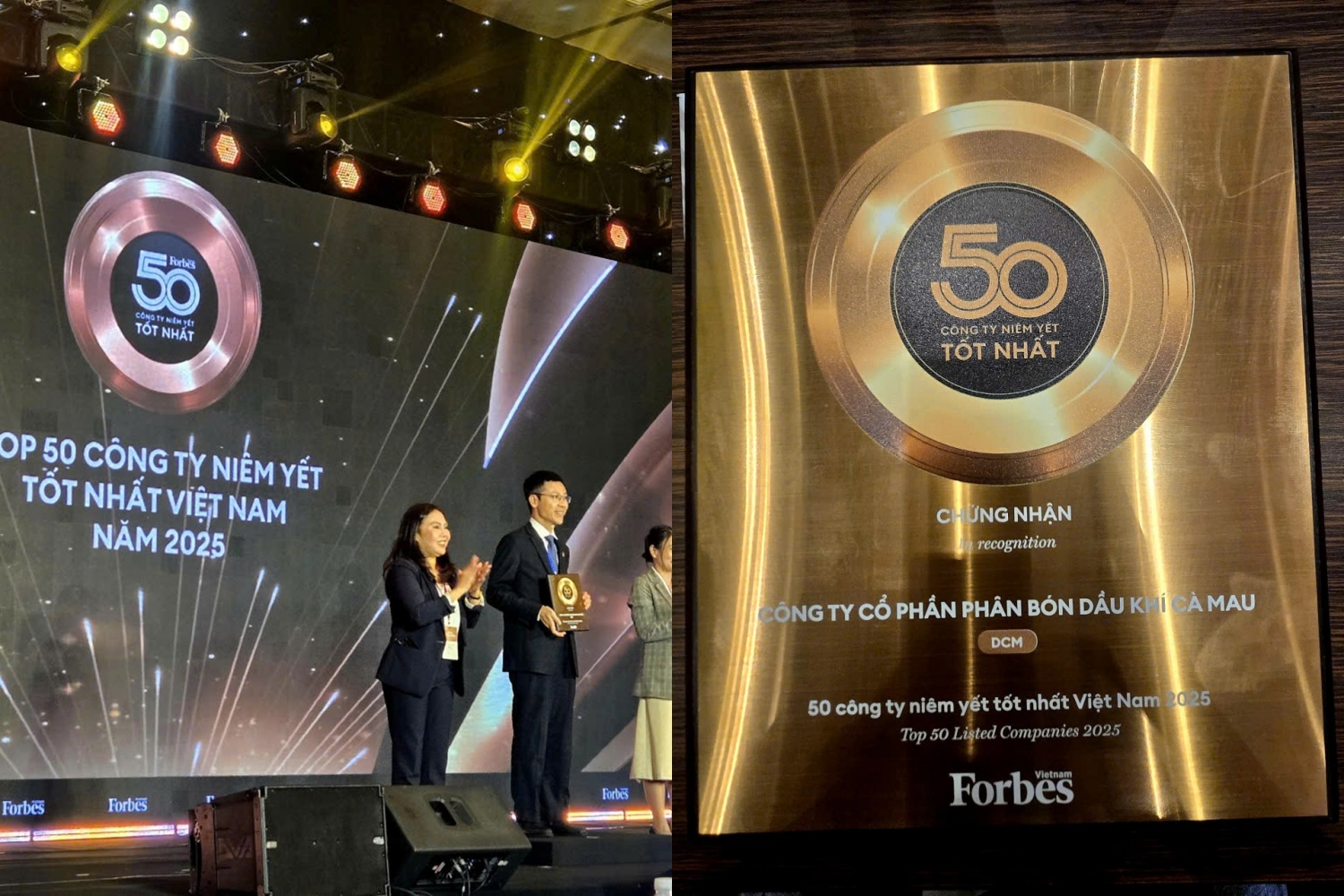 PVCFC lần thứ tư liên tiếp vào Top 50 doanh nghiệp niêm yết tốt nhất việt nam 2025