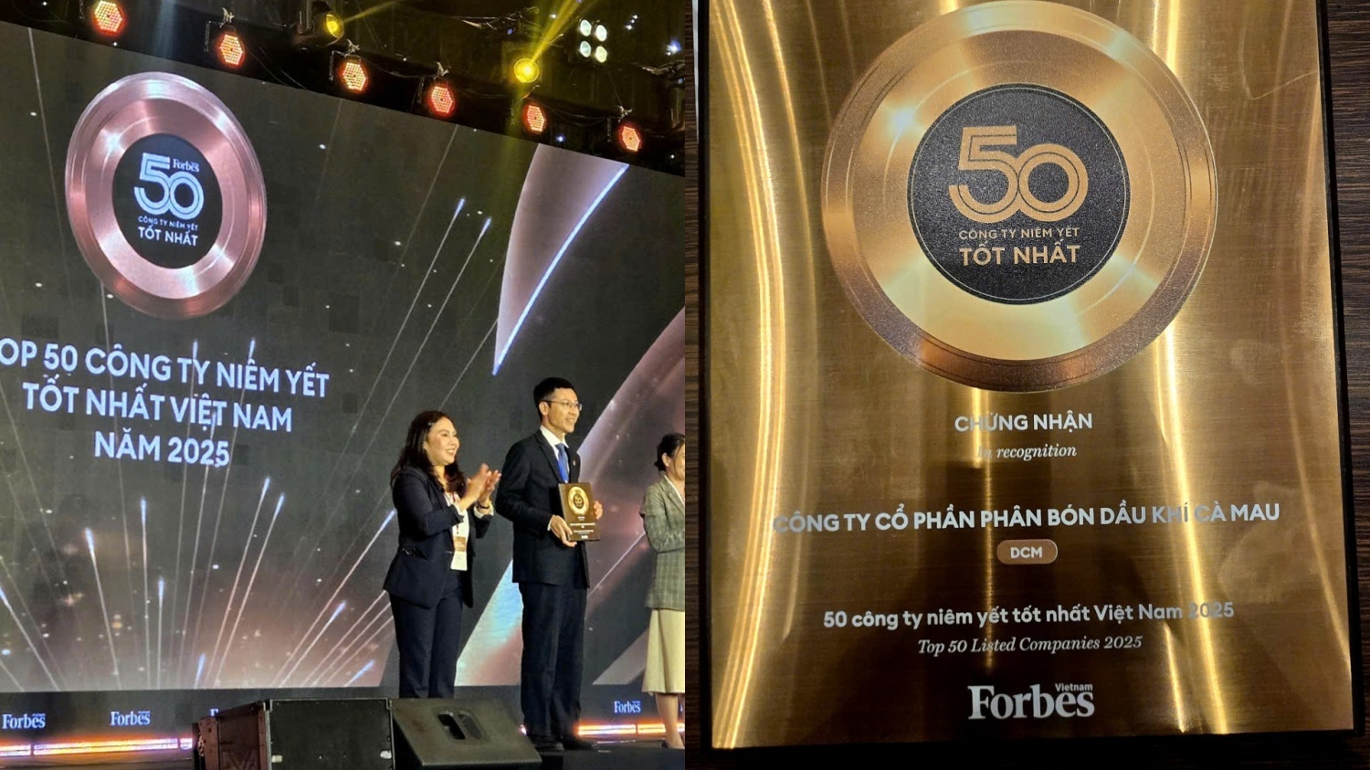 PVCFC lần thứ tư liên tiếp vào Top 50 doanh nghiệp niêm yết tốt nhất việt nam 2025