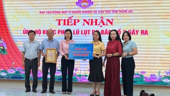PV Power chung tay ủng hộ hỗ trợ đồng bào vùng lũ tỉnh Nghệ An