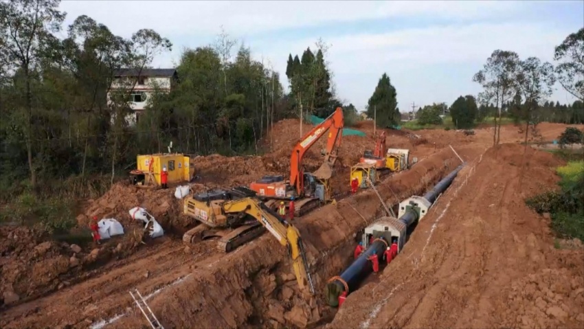 Trung Quốc khánh thành đường ống dẫn khí mới Trung Quốc khánh thành đường ống dẫn khí mới