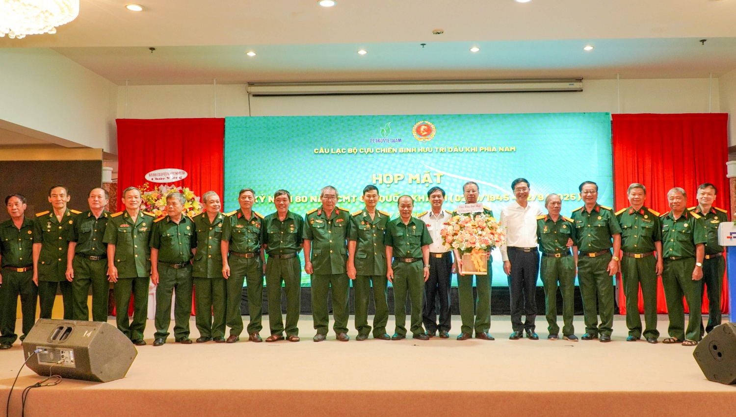 CLB Cựu chiến binh hưu trí Dầu khí phía Nam gặp mặt nhân kỷ niệm 80 năm CMT8 và Quốc khánh 2/9