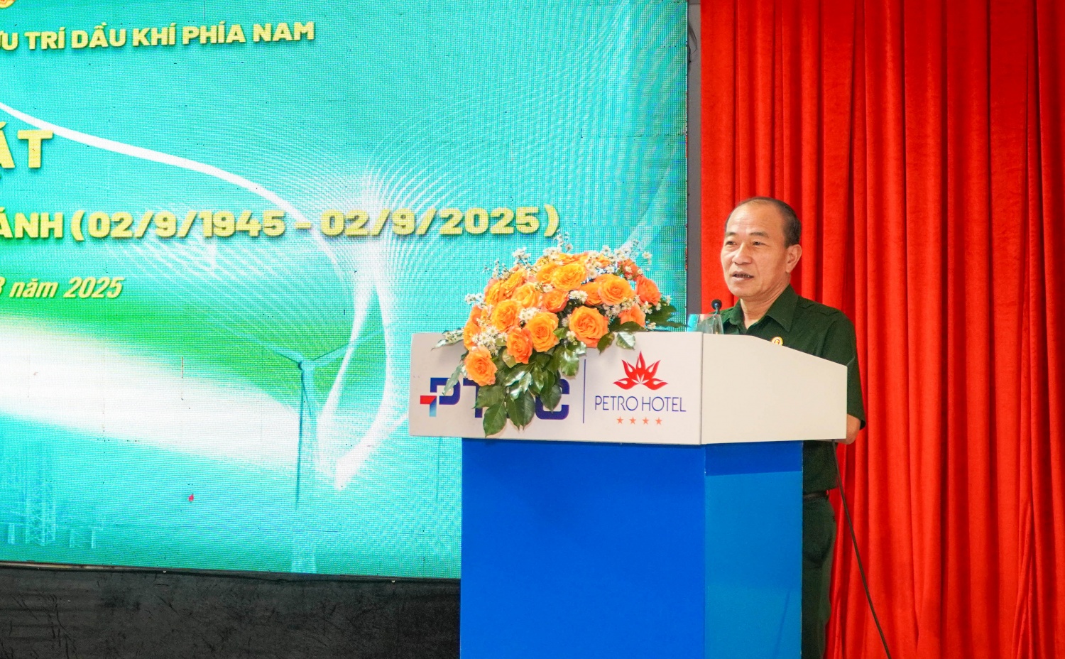 CLB Cựu chiến binh hưu trí Dầu khí phía Nam gặp mặt nhân kỷ niệm 80 năm CMT8 và Quốc khánh 2/9