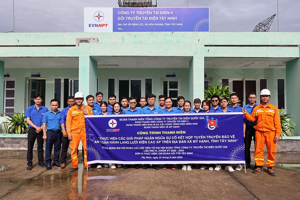 Tuổi trẻ EVNNPT chung sức bảo vệ hành lang an toàn lưới điện cao áp Tuổi trẻ EVNNPT chung sức bảo vệ hành lang an toàn lưới điện cao áp