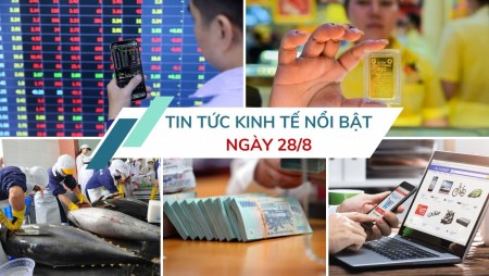 Tin tức kinh tế ngày 28/8: Thu thuế từ hoạt động thương mại điện tử tăng hơn 60%