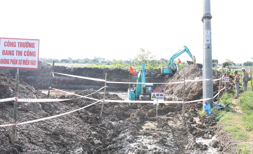 Lãnh đạo EVNNPT kiểm tra tiến độ Dự án đường dây 500kV Hải Phòng - Thái Bình