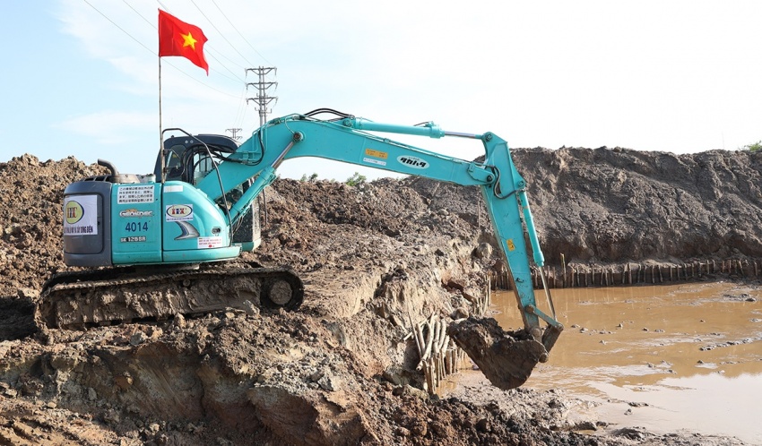Lãnh đạo EVNNPT kiểm tra tiến độ Dự án đường dây 500kV Hải Phòng - Thái Bình