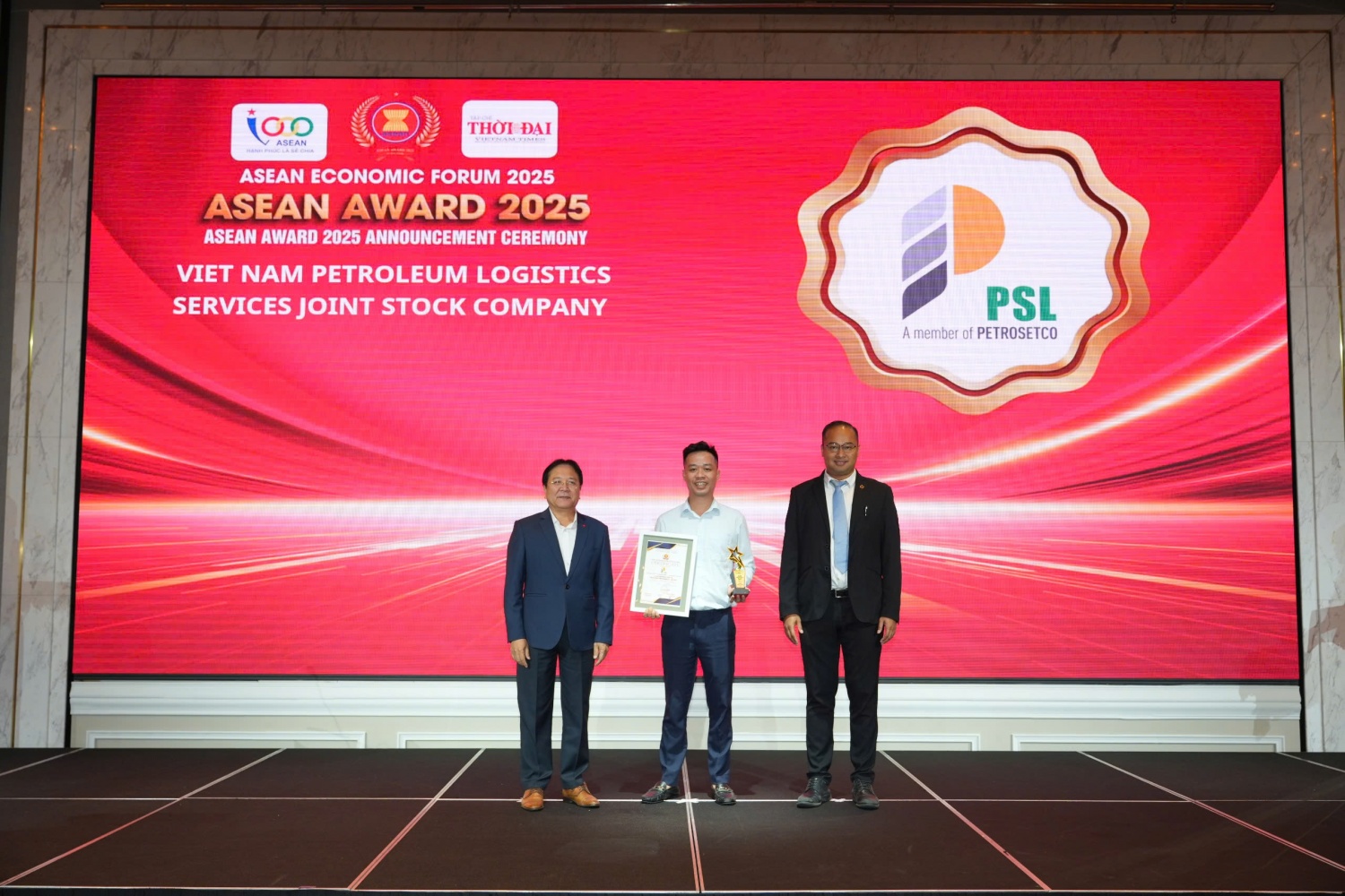 PSL vào Top 10 Thương hiệu nổi tiếng ASEAN 2025 PSL vào Top 10 Thương hiệu nổi tiếng ASEAN 2025