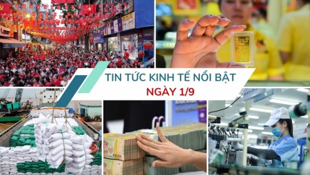 Tin tức kinh tế ngày 1/9: Kho bạc đã giải ngân hơn 10.400 tỷ đồng chi phí tặng quà 2/9