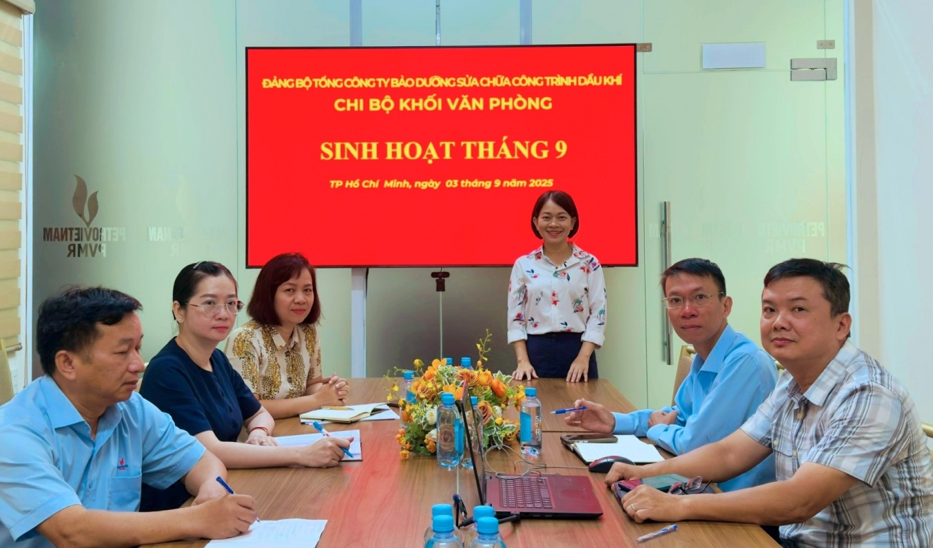 Đảng bộ PVMR tiếp tục đổi mới, nâng cao chất lượng sinh hoạt chi bộ trong giai đoạn mới