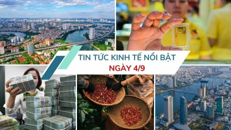 Tin tức kinh tế ngày 4/9: Xuất khẩu cà phê lập kỷ lục